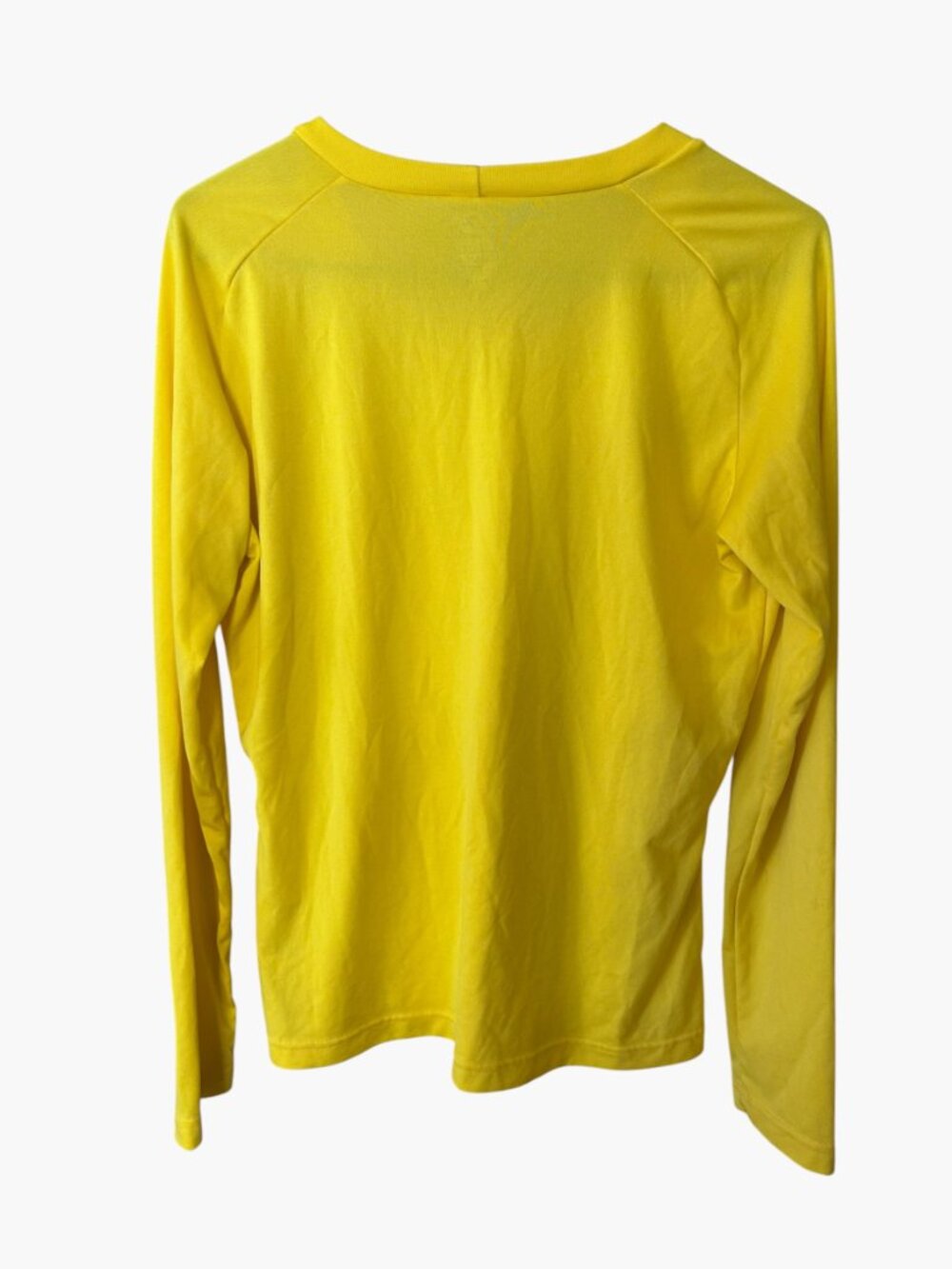 Nike Livestrong Women’s XL Yellow Long Sleeve Athletic Shirt Nike Fit Dry Y2K - Picture 6 of 6